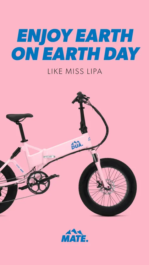 Evian x MATE — Dua Lipa teaser post