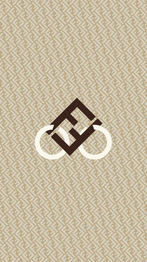 Fendi — collab logo and FF pattern