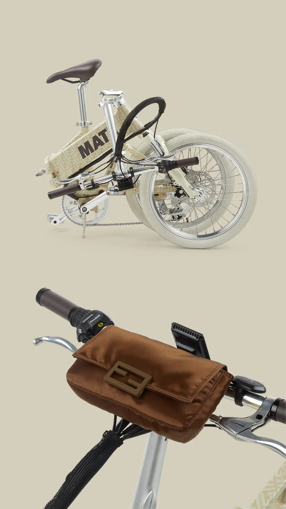 Fendi — custom Fendi Baguette bag for the handle bar