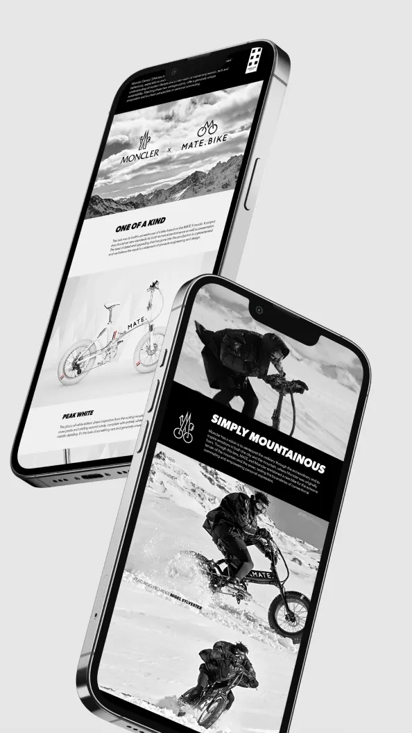 Moncler — dedicated campaign landing page