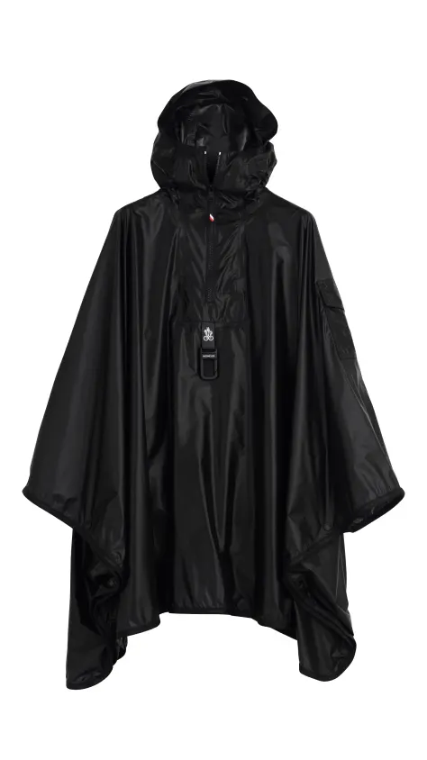 Moncler — boudin packable rider poncho
