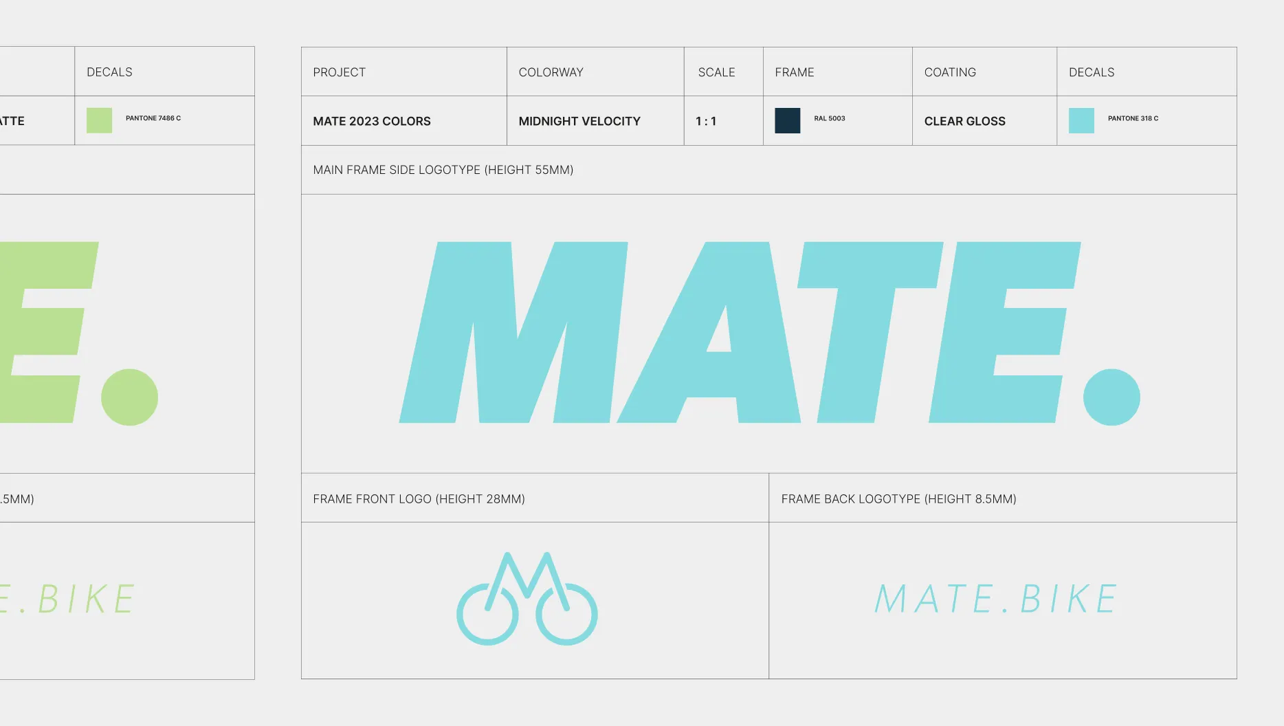 MATE — keeping bike livery consistent