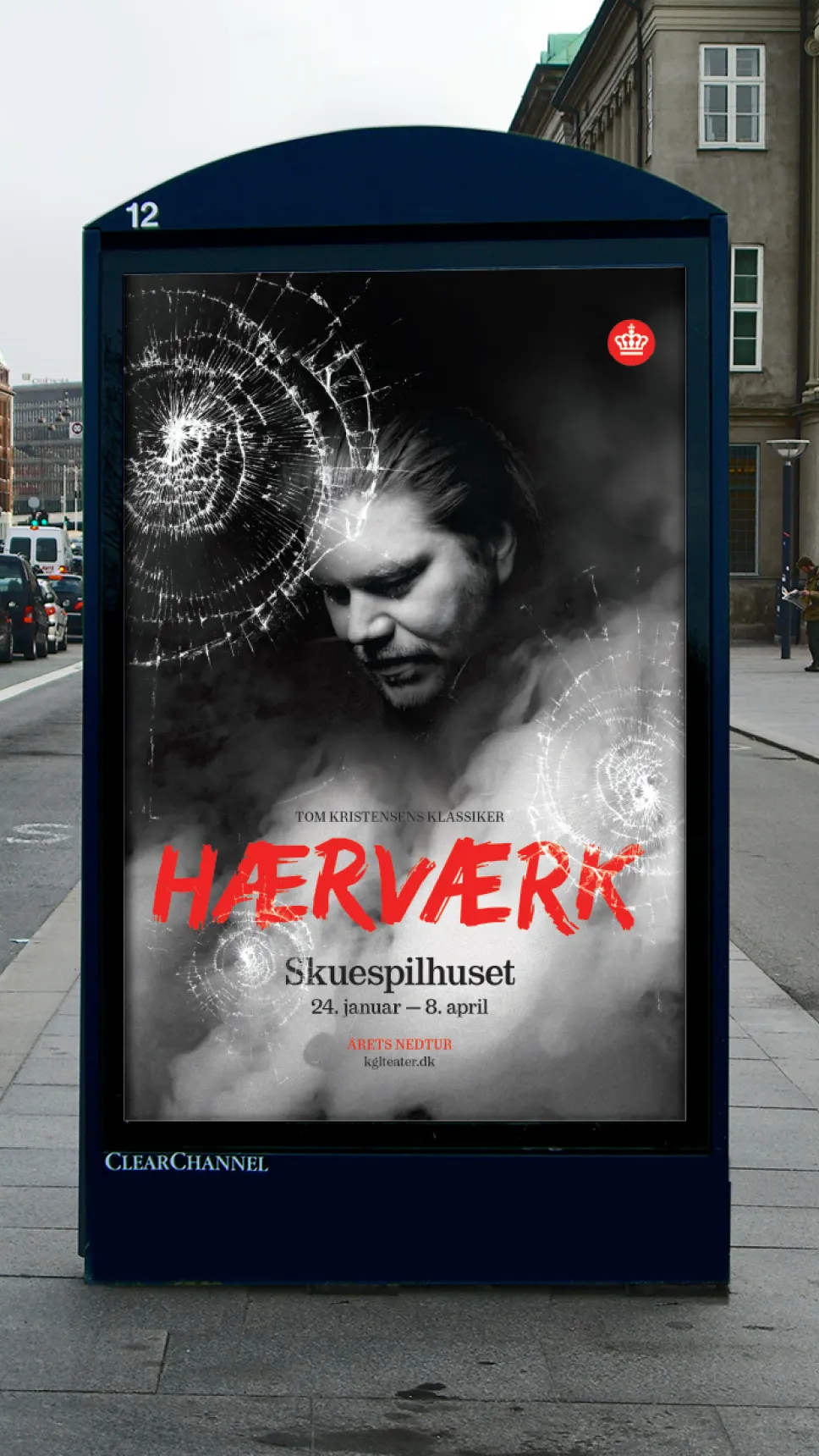 The Royal Danish Theatre — printed vandalism