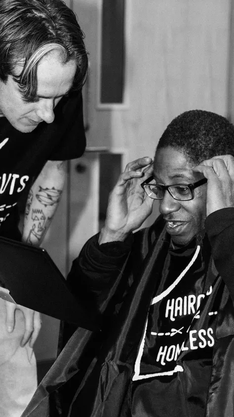 Haircuts 4 Homeless — the importance of being seen